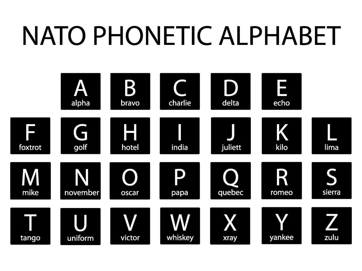 Naming Our Cohorts And The Military Alphabet Code Platoon | Hot Sex Picture